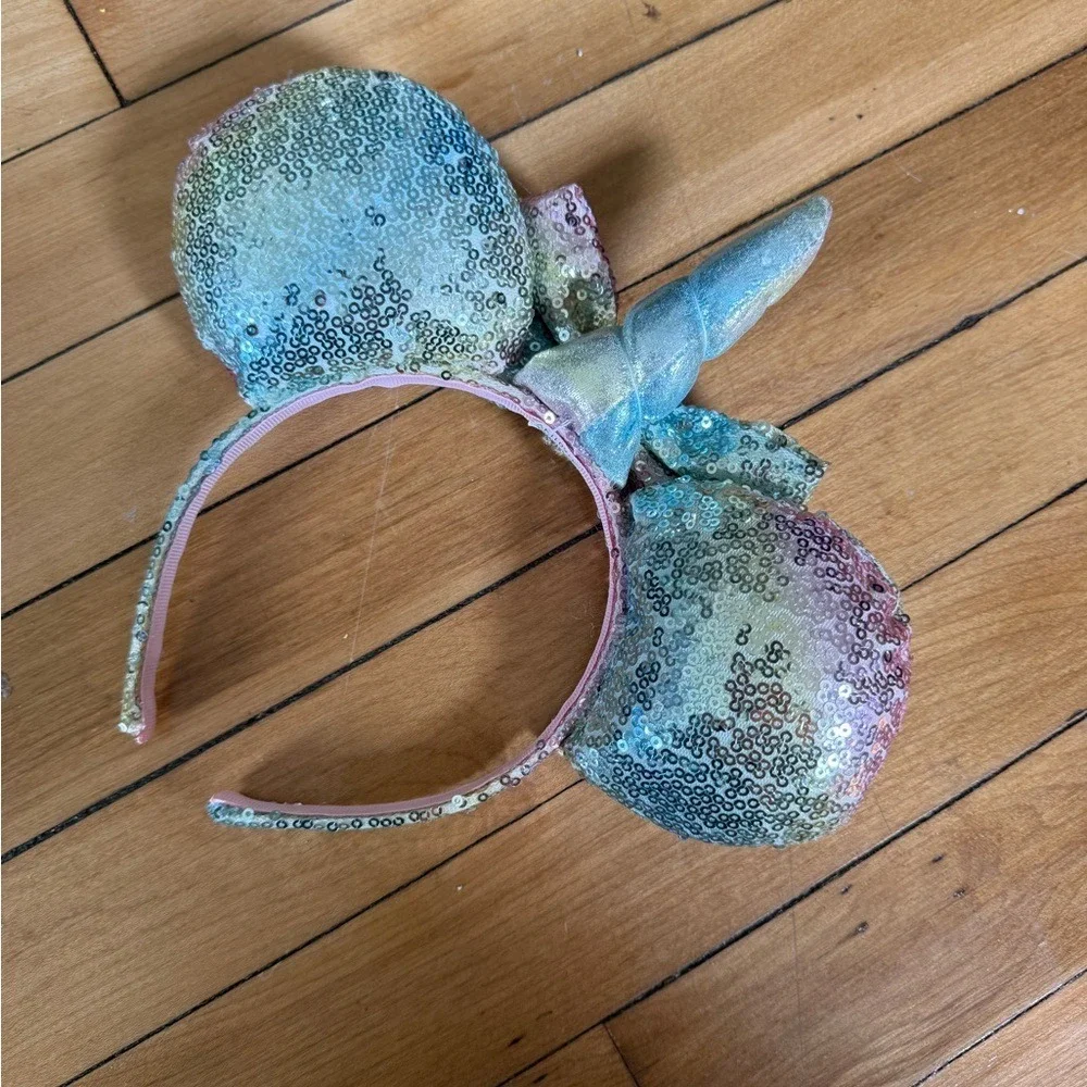 Disney Parks Mickey Minnie Mouse pastel sequin‎ ears